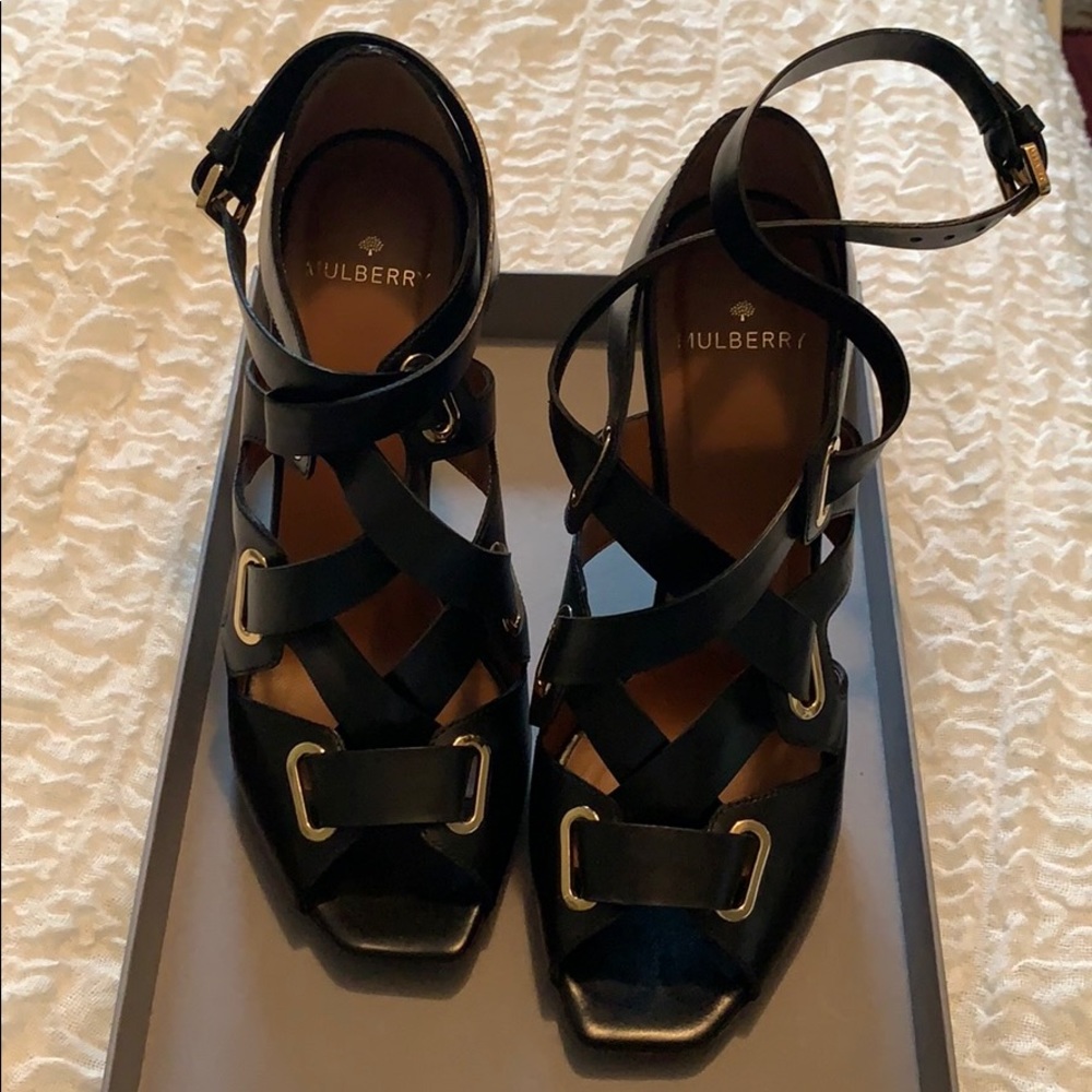 Mulberry Flora high heel sandal